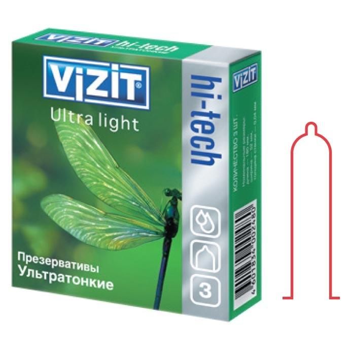 Презервативы VIZIT Hi-tech ultralight 3 шт.