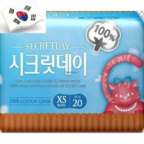 Прокладки Secret Day ультратонкие дышащие органические ежедневные 15 см 20 шт. Прокладки Secret Day ультратонкие дышащие органические ежедневные 15 см 20 шт.