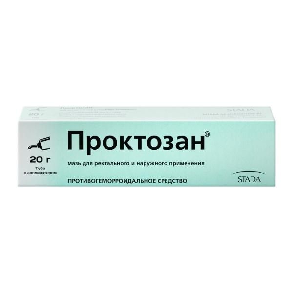 Проктозан мазь, 20 г Проктозан мазь, 20 г