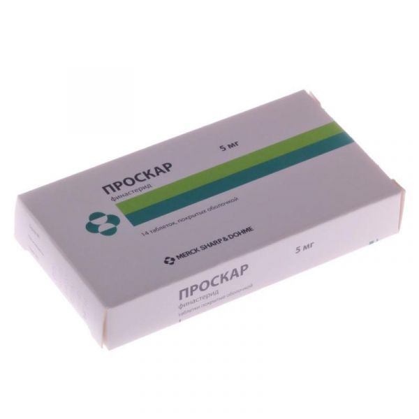 Проскар таблетки 5 мг, 14 шт.