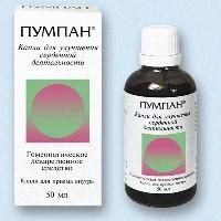 Пумпан капли для приема внутрь, 50 мл Пумпан капли для приема внутрь, 50 мл