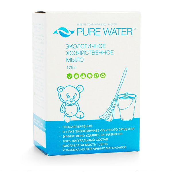 Pure Water Хозяйственное мыло 175г