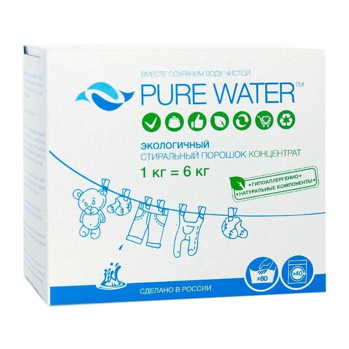 Pure Water Стиральный порошок 1кг