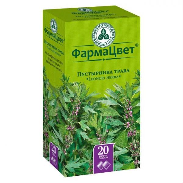 Пустырник трава фильтрпакетики, 1,5 г, 20 шт.