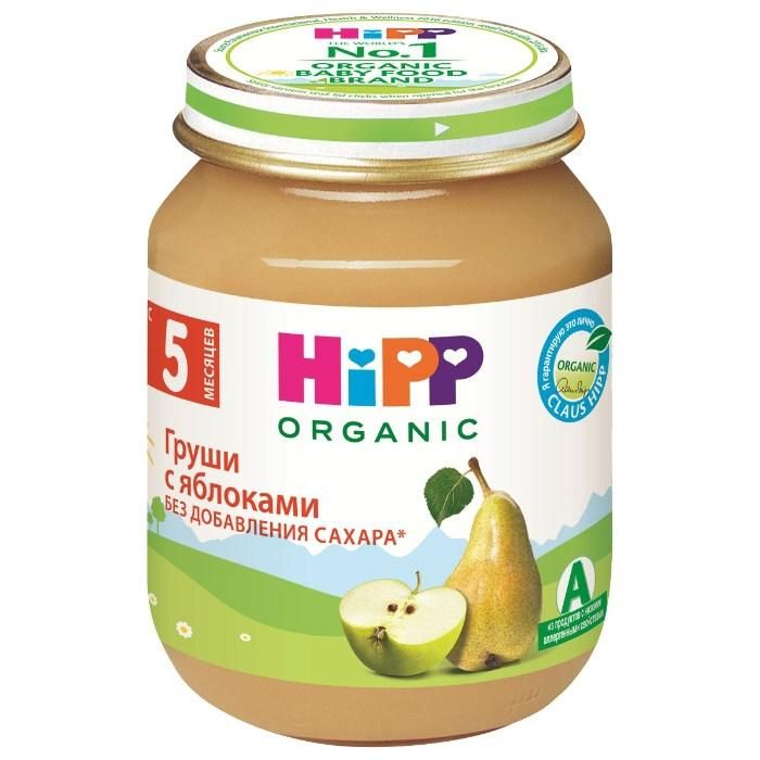 Пюре Hipp груши с яблоками с 5 мес. 125г 1 шт.