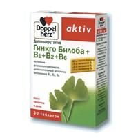 Доппельгерц актив гинкго билоба+в1+в2+в6 таб №30