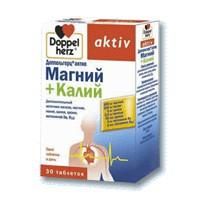 Доппельгерц актив магний+калий таб. №30 (бад)