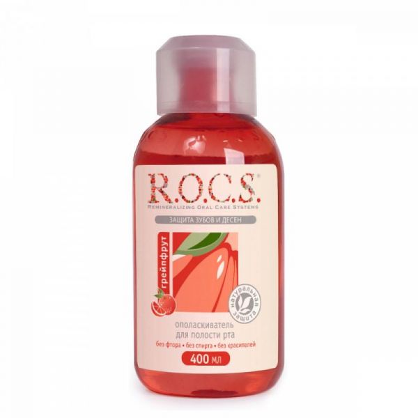 R.O.C.S. Ополаскиватель для полости рта Грейпфрут и мята 400мл