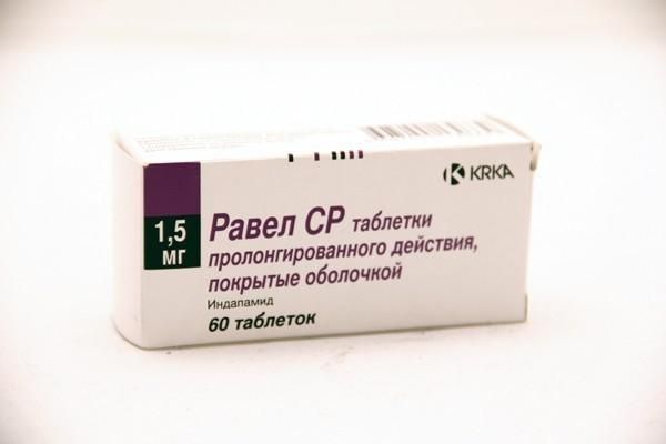 Равел ср таблетки 1,5 мг, 60 шт.