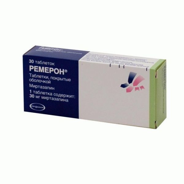 Ремерон таблетки 30 мг, 30 шт. Ремерон таблетки 30 мг, 30 шт.