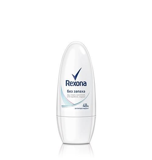 Rexona Антиперспирант део-ролик женский Без запаха 50 мл Rexona Антиперспирант део-ролик женский Без запаха 50 мл