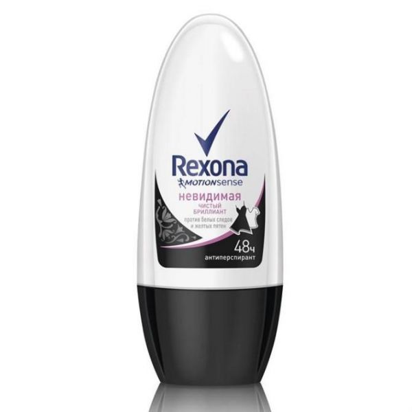 Rexona Антиперспирант део-ролик женский Чистый бриллиант 50мл Rexona Антиперспирант део-ролик женский Чистый бриллиант 50мл