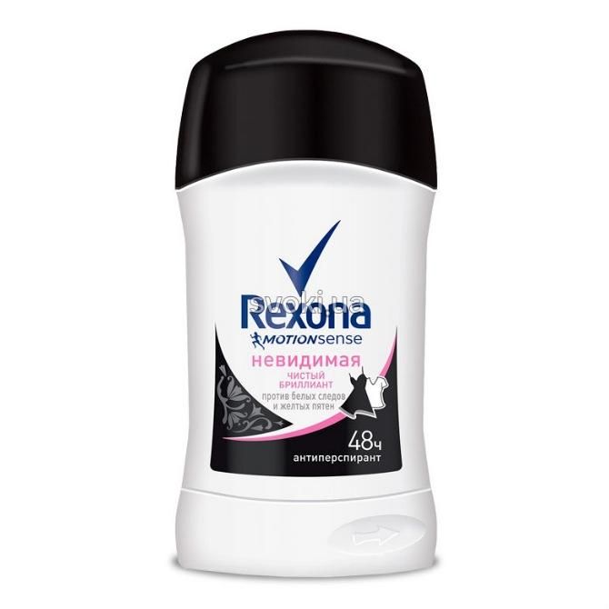 Rexona дезодорант-стик Чистый бриллиант женский 40мл