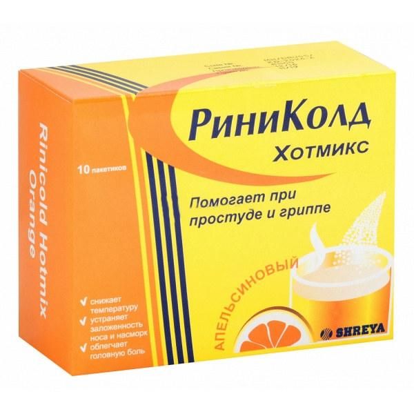 Риниколд Хот Микс р-р для приема внутрь Апельсин порошок 10 шт. Риниколд Хот Микс р-р для приема внутрь Апельсин порошок 10 шт.