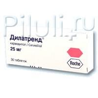 Дилатренд 25мг таб. х30 (r)