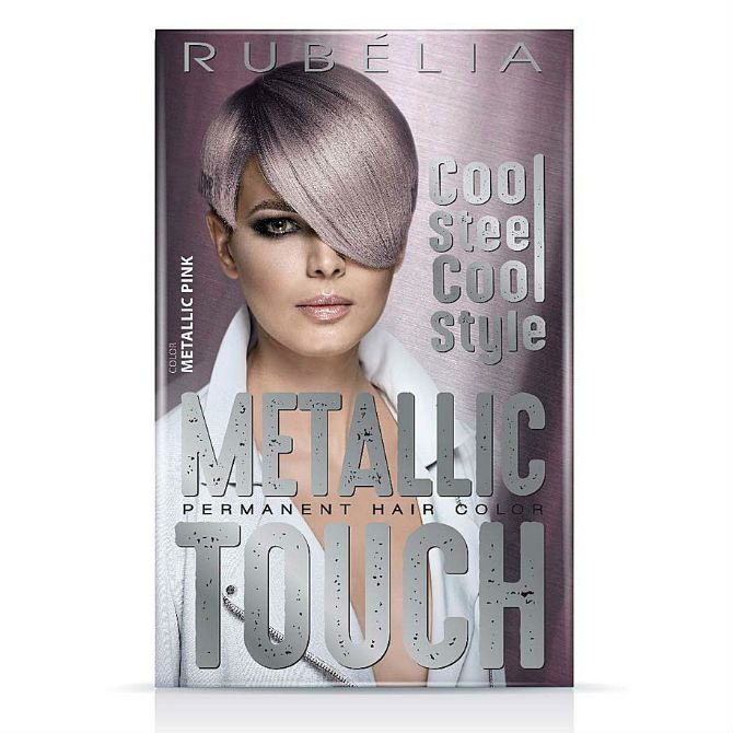 Rubella Metallic touch Краска для волос тон Metallic Pink 100мл