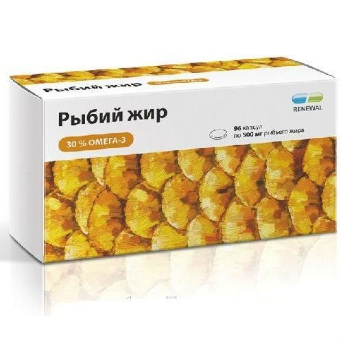 Рыбий жир Renewal капсулы 500 мг 96 шт. Рыбий жир Renewal капсулы 500 мг 96 шт.