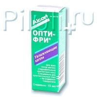 Капли увлажняющие опти-фри при ношении конт. линз фл. 15 Капли увлажняющие опти-фри при ношении конт. линз фл. 15