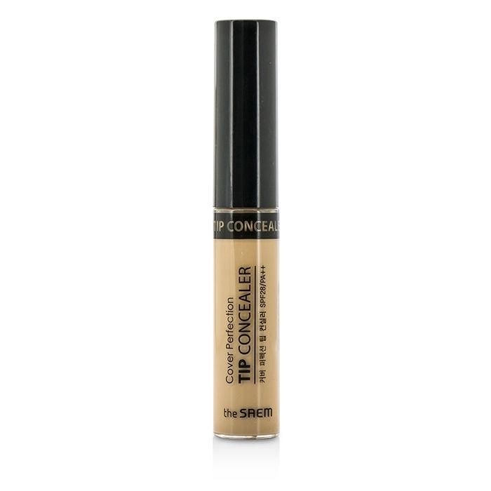 Saem Cover P Консилер для маскировки недостатков Cover Perfection Tip Concealer Rich Beige тон 02 насыщенный бежевый 6,8 г