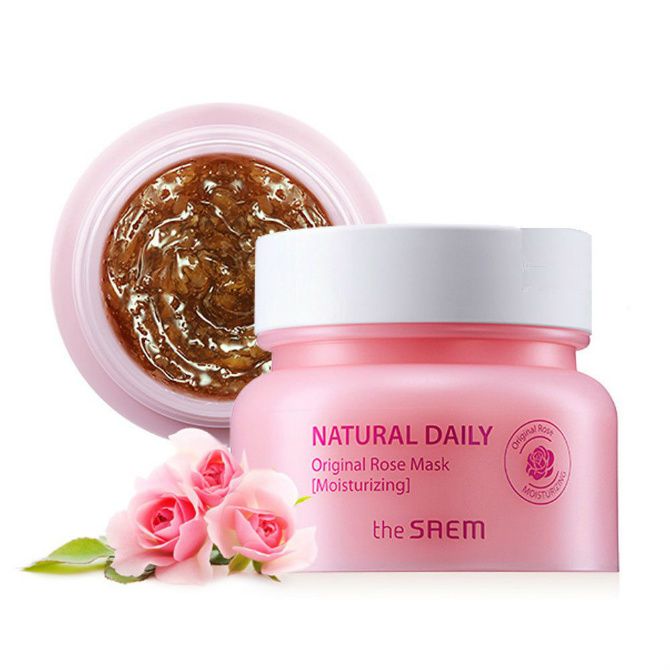 Saem Daily Маска для лица с лепестками роз Natural Daily Original Rose Mask 100г