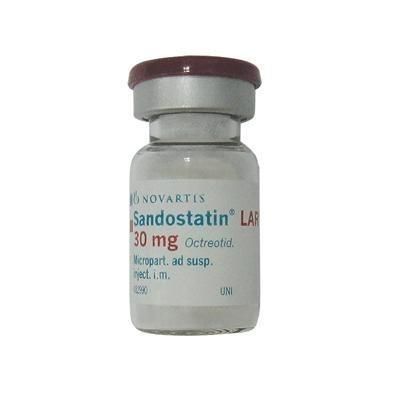 Сандостатин Лар микросферы д/сусп. для в/м введ .30 мг 5 мл флаконы 1шт. упак.