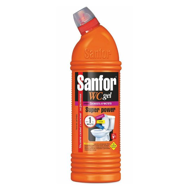 Sanfor Чистящее средство WC gel Super power 1л