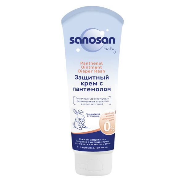 Саносан Baby Крем с пантенолом защитный, 100 мл