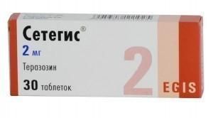 Сетегис таблетки 2 мг, 30 шт.