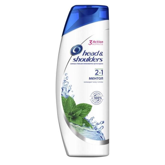 Шампунь Хед энд Шолдерс (Head &amp; Shoulders) 2в1 Ментол освежающий 400мл