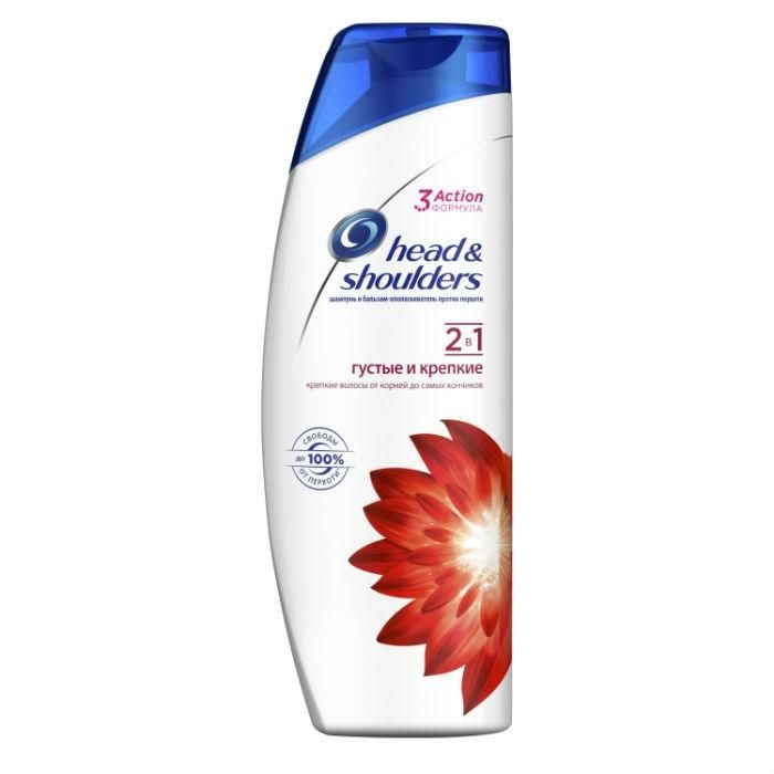 Шампунь Хед энд Шолдерс (Head &amp; Shoulders) и Бальзам-ополаск. 2в1 п/перхоти Густые и крепкие 400мл