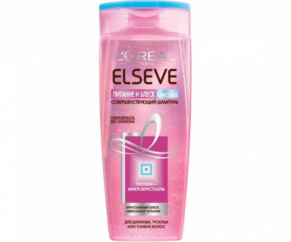 Шампунь Лореаль Elseve для волос Питание и Блеск кристал 250мл 1 шт.