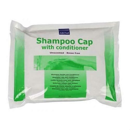 Шапочка Abena Shampoo cap с шампунем-кондиционером для мытья волос без использования воды упак.