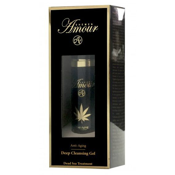 Shemen Amour Очищающий гель для лица Hemp Oil &amp; Gold Deep Cleansing Gel 50мл