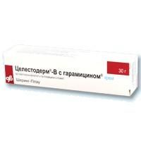 Целестодерм-в с гарамицином крем д/наружного прим. 30г туба