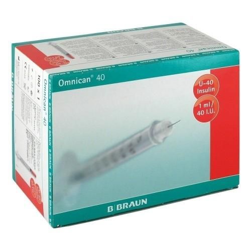 Шприц инсулиновый Omnican U40 1 мл интегрированная игла 30G (0,30x12,0) 100 шт.