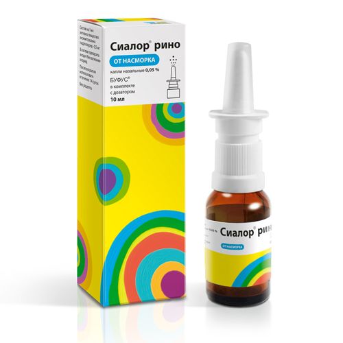 Сиалор Рино Renewal капли в нос 0,05% флакон с распылителем 10 мл
