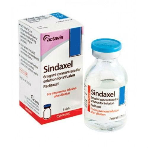 Синдаксел концентрат для р-ра для инфузий 6 мг/мл 50 мл флакон 1 шт. Синдаксел концентрат для р-ра для инфузий 6 мг/мл 50 мл флакон 1 шт.