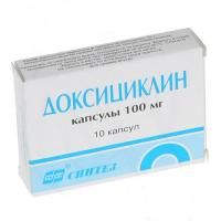 Доксициклин 100мг капс. х10 (r) Доксициклин 100мг капс. х10 (r)