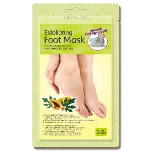 SkinLite Маска-носки для ног отшелушивающая размер 35-40 20мл 1 пара SkinLite Маска-носки для ног отшелушивающая размер 35-40 20мл 1 пара