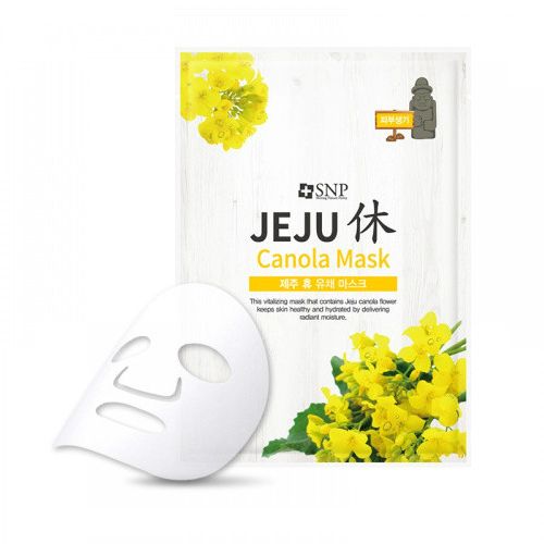 SNP Jeju Rest Canola Mask Маска для лица с маслом канола 25мл