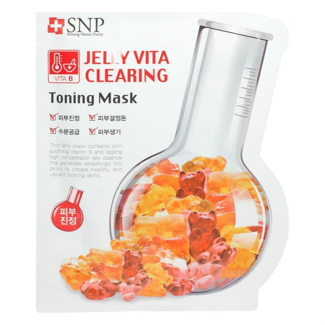 SNP Jelly Vita Clearing Toning Mask Маска для лица с витамином В 30мл