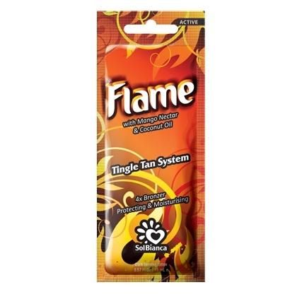 SolBianca Flame Крем для загара в солярии с нектаром манго, бронзаторами и Tingle эффектом 15 мл