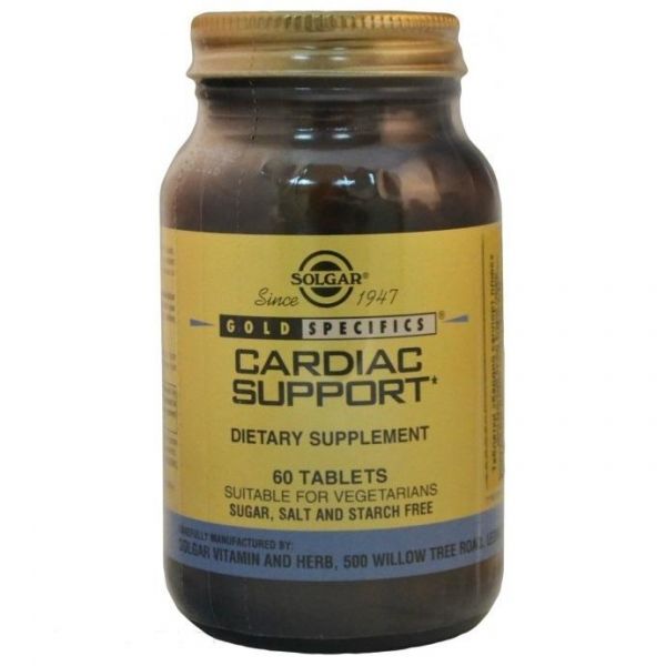 Солгар кардио саппорт плюс таблетки, 60 шт.