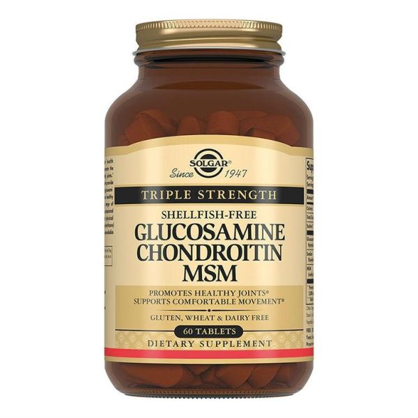 Солгар Комплекс глюкозамина и хондроитина таблетки, 60 шт.