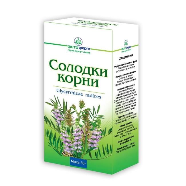 Солодки корень пачка, 50 г