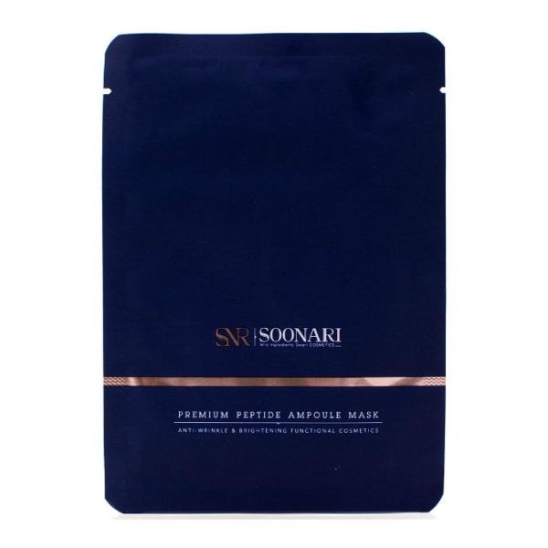 Soonari Premium peptide ampoule mask Маска антивозрастная 1 шт