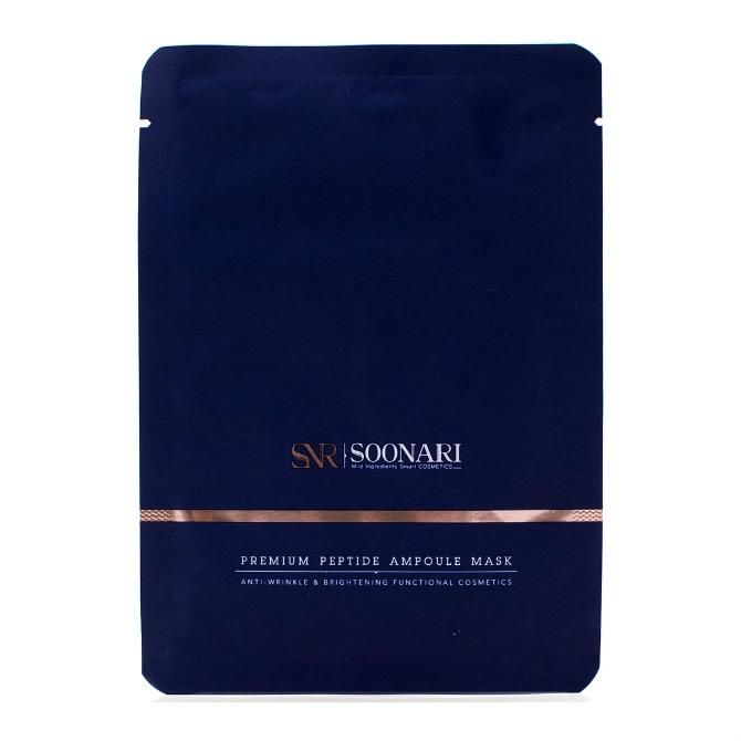 Soonari Premium peptide ampoule mask Маска антивозрастная 1 шт