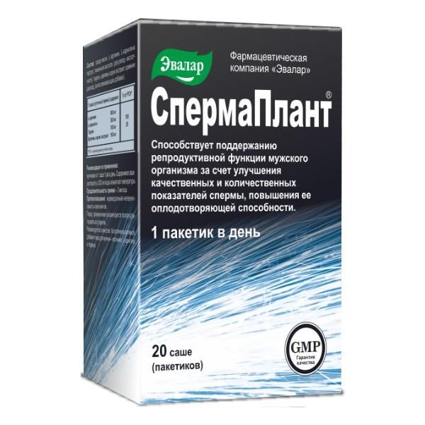 Спермаплант саше 3,5 г, 20 шт. Спермаплант саше 3,5 г, 20 шт.