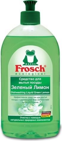 Средство для мытья посуды Frosch зеленый лимон 0,5л