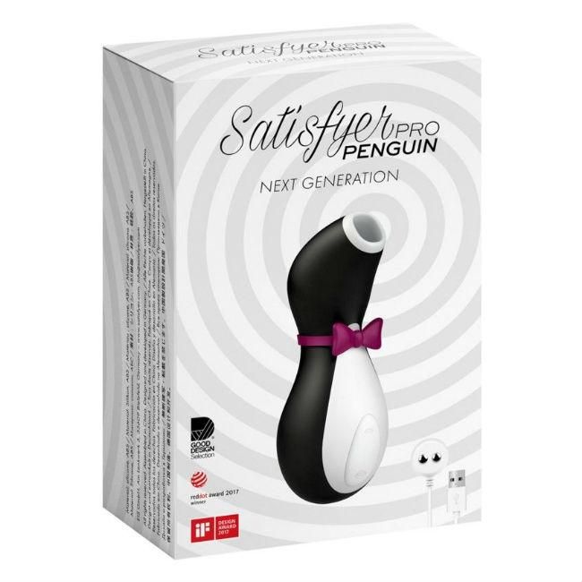 Стимулятор клитора Satisfyer Pro Penguin NG вакуум-волновой бесконтактный 1 шт.